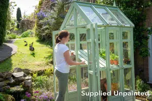 Victorian Walk Around Greenhouse with Auto Vent