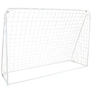 Charles Bentley 3-in-1 Target Shot Steel Frame Football Goal & Net Portable