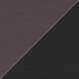 Splashwall Brown & Black Metallic Brushed effect Aluminium Splashback, (H)600mm (W)2440mm (T)4mm