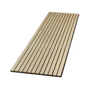 Acupanel Luxe Natural Ash Acoustic Wood Slat Wall Panel 240cm x 60cm