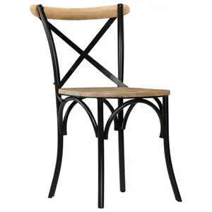 Arreola Dining Chair (Set of 4) Brown/Black