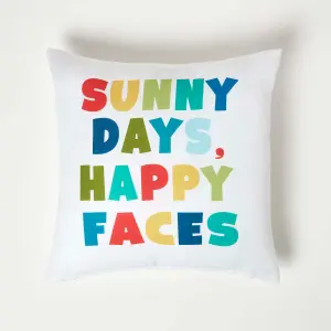 Homescapes Sunny Days Outdoor Cushion 45 x 45 cm, Set of 2