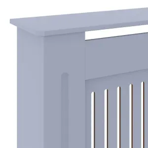 Berkfield MDF Radiator Cover Grey 205 cm