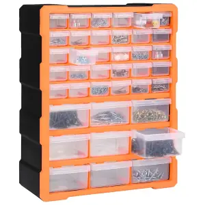 Berkfield Multi-drawer Organiser with 39 Drawers 38x16x47 cm