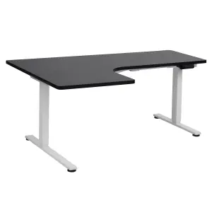 Adjustable Desk Electric Left Hand Black DESTINES