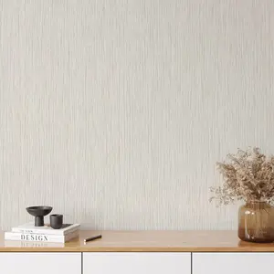 Hudson Texture Wallpaper Cream Muriva 220321