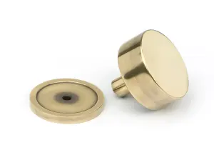 From The Anvil Aged Brass Kelso Cabinet Knob - 38mm (Plain)