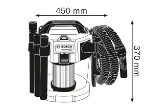 BOSCH GAS 18V-10 L PREMIUM 18v L class dust extractor