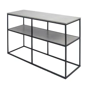 UK Homeliving Metal Oxford TV Unit