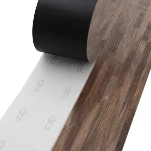 Set of 36 Brown Wood Grain Self Adhesive PVC Vinyl Tiles Flooring Plank Covering 5m²