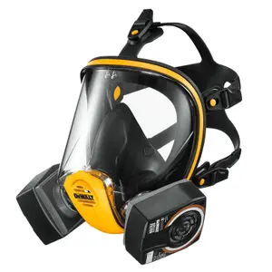 Dewalt Medium A2P3 Full Face Protection Dust Mask Respirator + Extra Filters