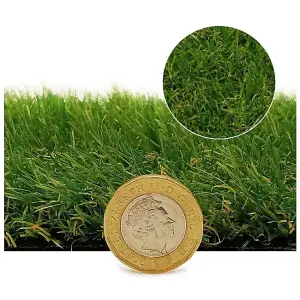 Boundary 30mm Outdoor Artificial Grass,Pet-Friendly Outdoor Artificial Grass-2m(6'6") X 2m(6'6")-4m²