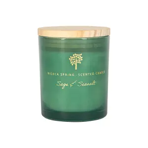 Nicola Spring - Soy Wax Scented Candle - 130g - Sage & Seasalt