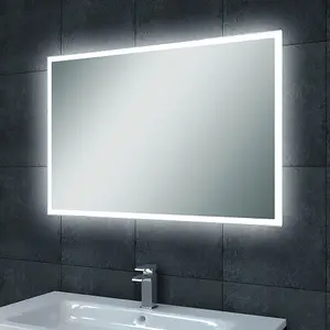 Fusion LED Illuminated Bathroom Mirror with Demister (H)550mm (W)750mm