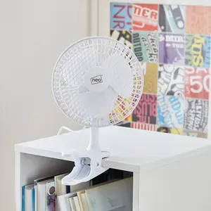 Neo Mini Clip Base Mount Desk Fan - White