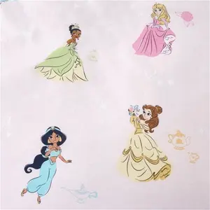 Disney Princesses Duvet Cover And Pillowcase Set, Disney, Size: Single, Pink, Polycotton