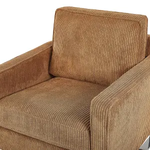 Armchair VIND Corduroy Light Brown