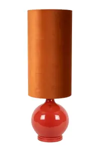 Lucide Esterad Retro Floor lamp 34cm - 1xE27 - Orange