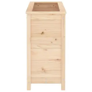 Berkfield Garden Planter 82.5x40x78 cm Solid Wood Pine