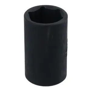 12mm 3/8in Drive Shallow Stubby Metric Impacted Socket 6 Sided Single Hex