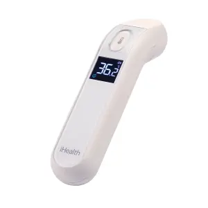 iHealth Infrared Digital Non-Touch Medical Grade Forehead Thermometer for Baby Children Adults