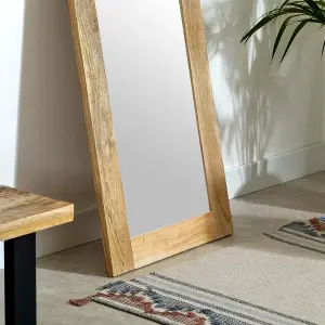 Alphon Mango Wooden Mirror Extra Long