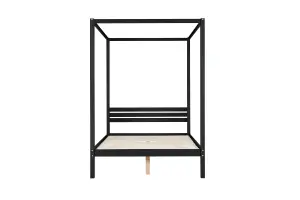 Birlea Mercia Four Poster King Bed Black