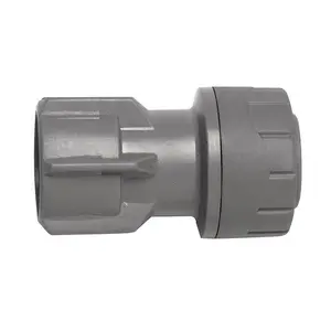 Polypipe PolyPlumb PB2722 22mm x 3/4" Hand Tighten Tap Connector - Single