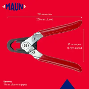 Maun Olive Cutter Plier Type Tool 15 mm