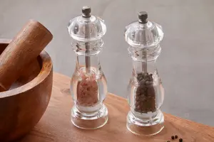 Maison by Premier Cody Small Acrylic Salt And Pepper Mill Set