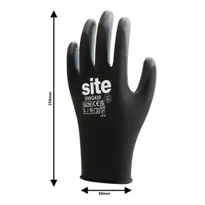 Site Black Gloves, Large