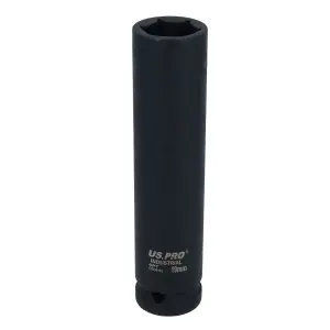 19mm Extra Deep Long Metric MM Impact Socket 1/2" Drive 6 Sided Single Hex