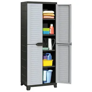 Berkfield Plastic Cabinet 65x45x181 cm