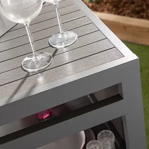 Alfresia Grey Garden Bar Table