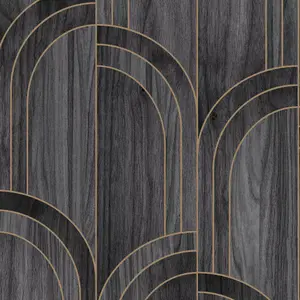 Sublime Modella Wood Black Wallpaper