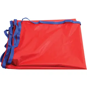 Red Nylon Glide Sheet With Handles - 190 x 100cm Silicone Coated Transfer Sheet