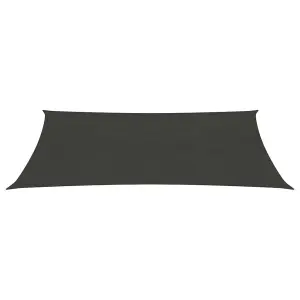 Berkfield Sunshade Sail 160 g/m2 Anthracite 2x5 m HDPE