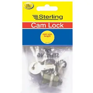 Sterling Cam Lock Hanging Pack Silver (20mm)