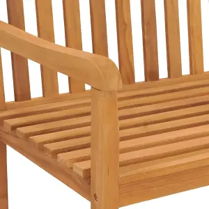 Berkfield Garden Bench 180 cm Solid Teak Wood