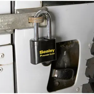 Sealey Steel Body Combination Padlock Long Shackle Heavy Duty 62mm PL603L