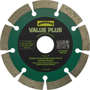 115mm Diamond Cutting Disc Blade for Concrete, Brick, and Stone