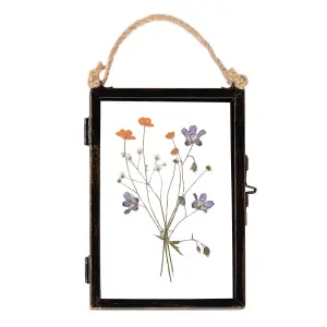 Nicola Spring - Hanging Metal Photo Frame - 4" x 6" - Black