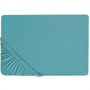 Fitted Sheet HOFUF Cotton Turquoise