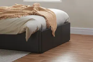 Birlea Berlin Single Ottoman Bed Brown