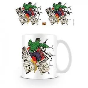 Marvel Not A Morning Person Mug White/Green/Red (One Size)