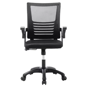 Office Black Desk Mesh Swivel Chair Computer Ergonomic Chair