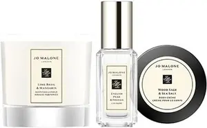 Miniature Luxuries Trio Gift Set Collection Contains Cologne, Body Crème & Candle, 9Ml, 15Ml, 35G