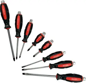 8pc Go Through Screwdriver Tool Set Thru Diy 38-150mm Impact Cap Hammer Magnetic