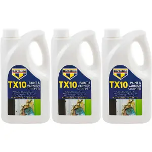 Bartoline TX10 Paint and Varnish Stripper 2.5L (Pack of 3)