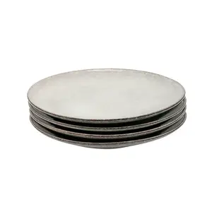 Cooks Professional Nordic Stoneware Set of 4   Dinner Plates